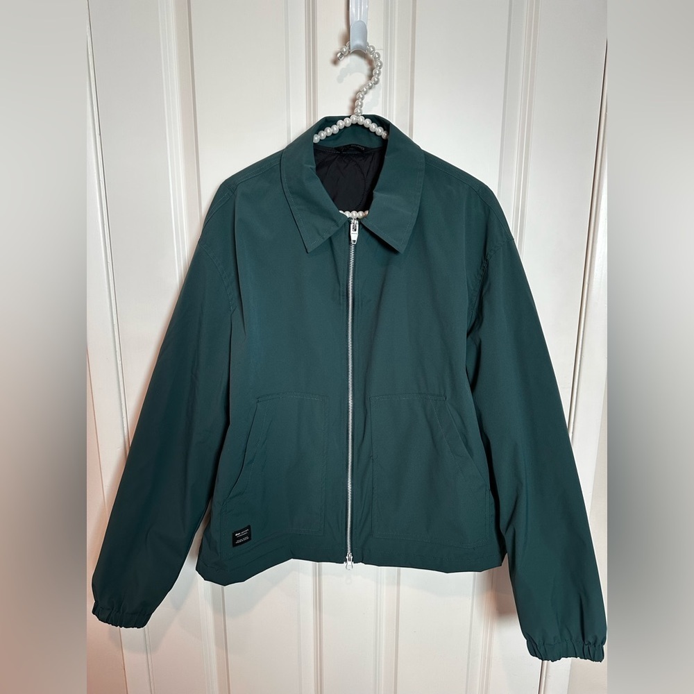 Zara Men's Dark Green Jacket